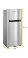 28-inch Wide Refrigerator Compatible With The EZ Connect Icemaker Kit – 18 Cu. Ft.