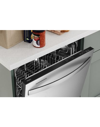 Large Capacity Dishwasher with Tall Top Rack