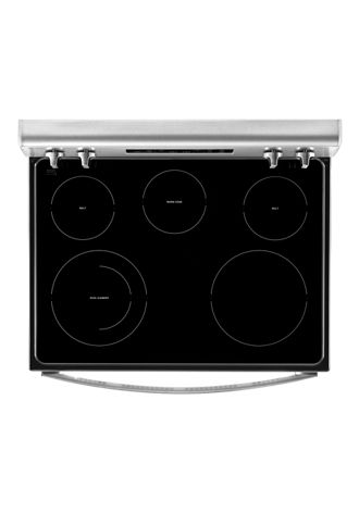 5.3 cu. ft. Whirlpool® electric range with Frozen Bake™ technology.