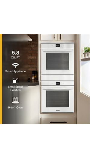 5.8 Cu. Ft. 24 Inch Double Wall Oven with Convection