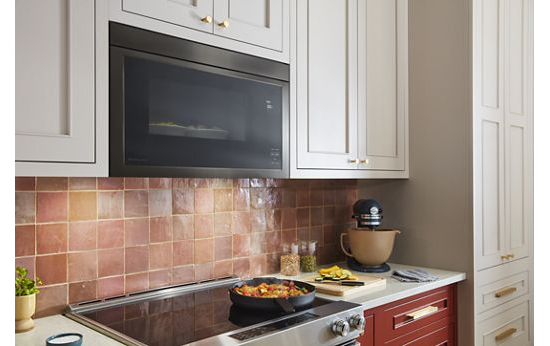 Over-The-Range Microwave with Flush Built-In Design