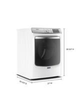 Smart Front Load Gas Dryer with Extra Power and Advanced Moisture Sensing Plus - 7.3 cu. ft.