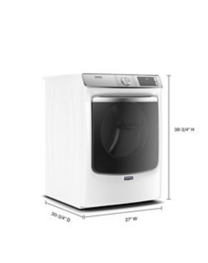 Smart Front Load Gas Dryer with Extra Power and Advanced Moisture Sensing Plus - 7.3 cu. ft.