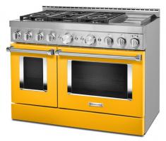  KitchenAid® 48'' Smart Commercial-Style Gas Range with Griddle