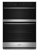 6.4 Total Cu. Ft. Combo Wall Oven with Air Fry When Connected.