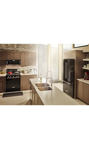 20 cu. ft. 36-Inch Width Counter-Depth French Door Refrigerator with Interior Dispensev