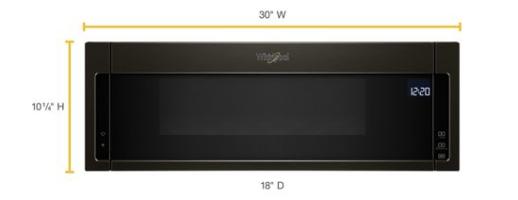 1.1 cu. ft. Low Profile Microwave Hood Combination.