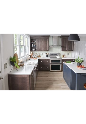 30-Inch 5 Burner Electric Double Oven Convection Range