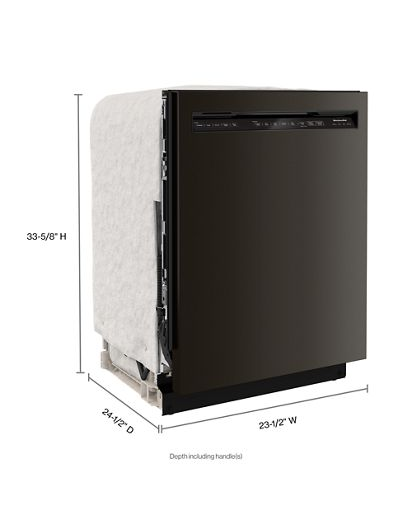 Third Level Jet Rack Dishwasher in PrintShield™ Finish, 41 dBA