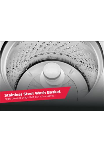 Large Capacity Top Load Washer with High-Efficiency Agitator