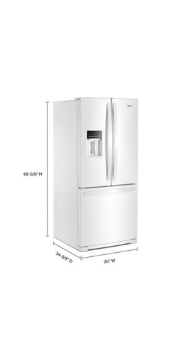 30-inch Wide French Door Refrigerator - 20 cu. ft