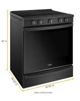 6.4 cu. ft. Smart Slide-in Electric Range with Air Fry, when Connected