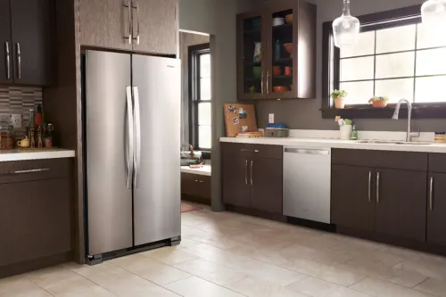 33-inch Wide Side-by-Side Refrigerator - 22 cu. ft.