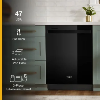 Large Capacity Dishwasher with 3rd Rack