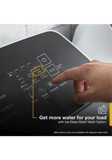 4.5 Cu. Ft. Top Load Agitator Washer with Built-In Faucet