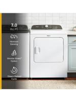 7.0 Cu. Ft. Whirlpool® Top Load Electric Dryer with Moisture Sensor