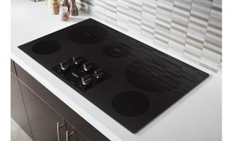 36-inch Electric Ceramic Glass Cooktop with Two Dual Radiant Elements