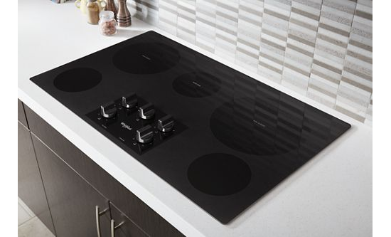 36-inch Electric Ceramic Glass Cooktop with Two Dual Radiant Elements