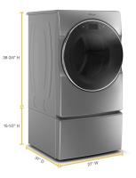 7.4 cu. ft. Smart Front Load Electric Dryer