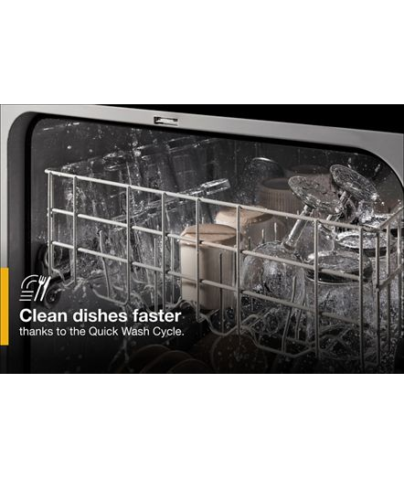 Quiet Dishwasher with Boost Cycle