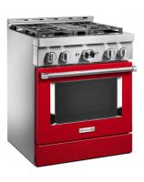 KitchenAid® 30'' Smart Commercial-Style Gas Range with 4 Burners