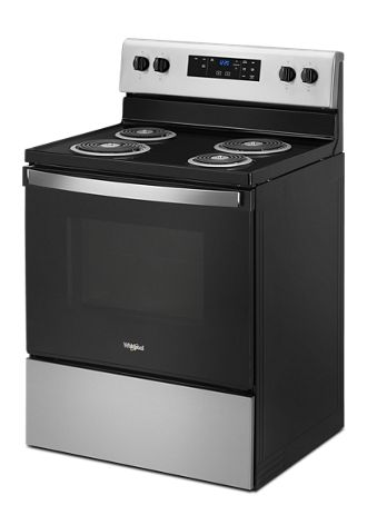 4.8 cu. ft. Electric Range with Keep Warm setting.