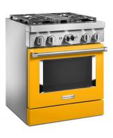 KitchenAid® 30'' Smart Commercial-Style Dual Fuel Range with 4 Burners
