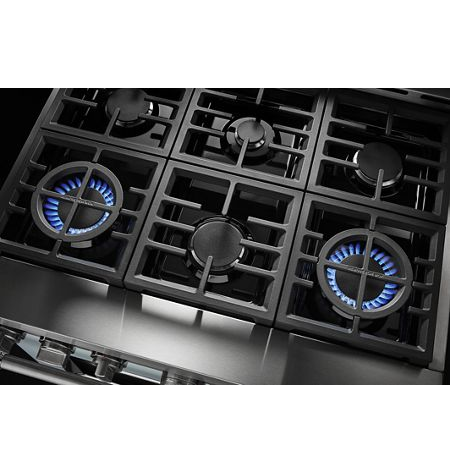 KitchenAid® 36'' Smart Commercial-Style Dual Fuel Range with 6 Burners