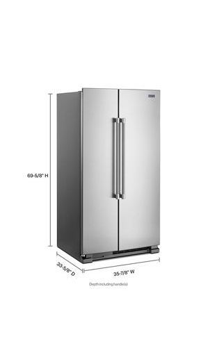 36-Inch Wide Side-by-Side Refrigerator - 25 cu. ft.