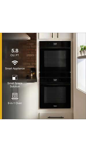 5.8 Cu. Ft. 24 Inch Double Wall Oven with Convection