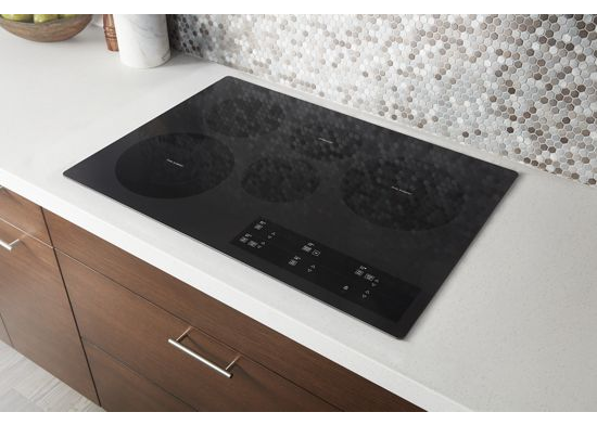 30-inch Electric Ceramic Glass Cooktop with Two Dual Radiant Elements.