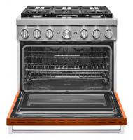 KitchenAid® 36'' Smart Commercial-Style Dual Fuel Range with 6 Burners