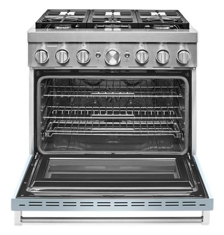 KitchenAid® 36'' Smart Commercial-Style Dual Fuel Range with 6 Burners