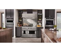 KitchenAid® 48'' Smart Commercial-Style Dual Fuel Range with Griddle