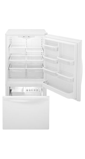 33-inches wide Bottom-Freezer Refrigerator with SpillGuard™ Glass Shelves - 22 cu. ft