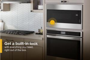 1.1 cu. ft. Built-In Microwave with Standard Trim Kit - 19-1/8