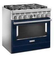 KitchenAid® 36'' Smart Commercial-Style Dual Fuel Range with 6 Burners