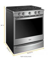 5.8 cu. ft. Smart Slide-in Gas Range with Air Fry, when Connected