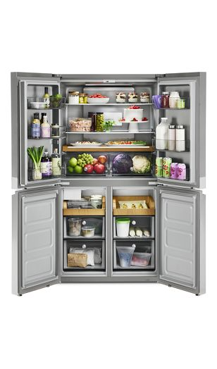 19.4 cu. ft. 36-inch wide Counter-Depth 4-Door Refrigerator with PrintShield™ Finish