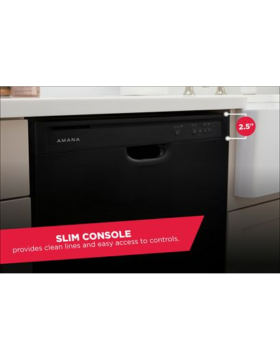 Amana® Dishwasher with Triple Filter Wash System
