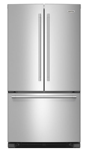 Maytag® 36 Inch Wide French Door Bottom Mount Refrigerator with Max Cool Setting - 25 Cu. Ft.