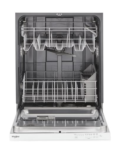 Quiet Dishwasher with Adjustable Upper Rack