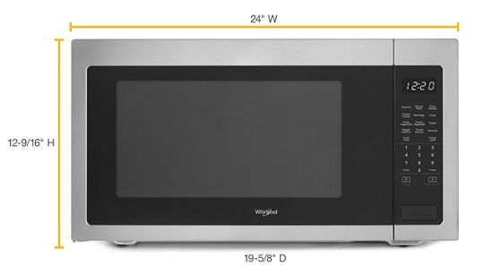 2.2 cu. ft. Countertop Microwave with 1,200-Watt Cooking Power