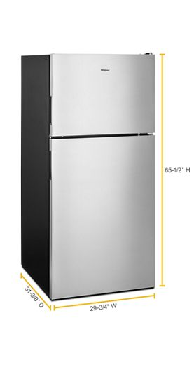 30-inch Wide Top Freezer Refrigerator - 18 cu. ft
