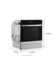 2.9 Cu. Ft. 24 Inch Convection Wall Oven