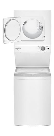 1.6 cu.ft, 120V/20A Electric Stacked Laundry Center with 6 Wash cycles and Wrinkle Shield™
