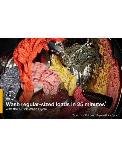 4.5 Cu. Ft. Front Load Washer with Quick Wash Cycle
