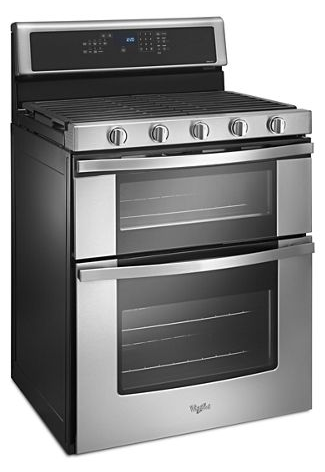6.0 Cu. Ft. Gas Double Oven Range with EZ-2-Lift™ Hinged Grates
