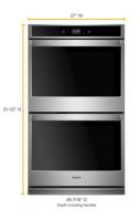 8.6 cu. ft. Smart Double Wall Oven with Touchscreen