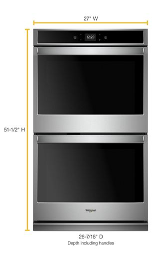 8.6 cu. ft. Smart Double Wall Oven with Touchscreen